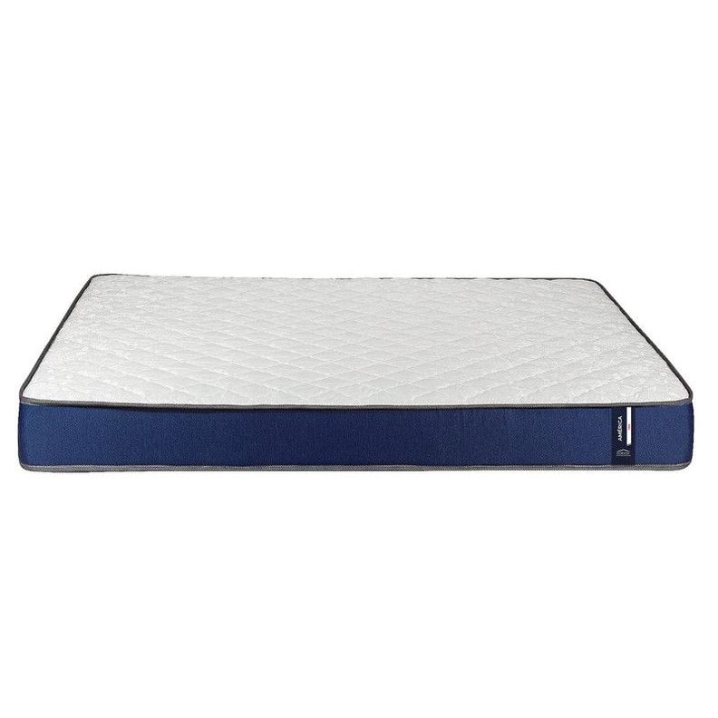 Colchon America Foam 2 Plazas Azul 150x190x20 Cm-1