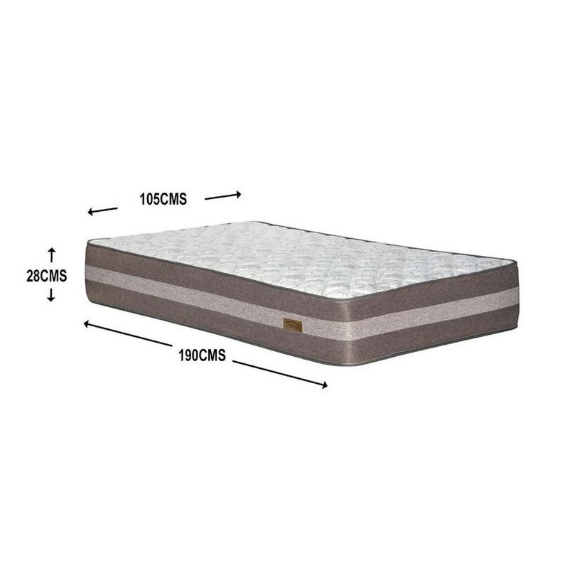Colchon Valencia Medium 1,5 plazas 105x190x28 Cm-2
