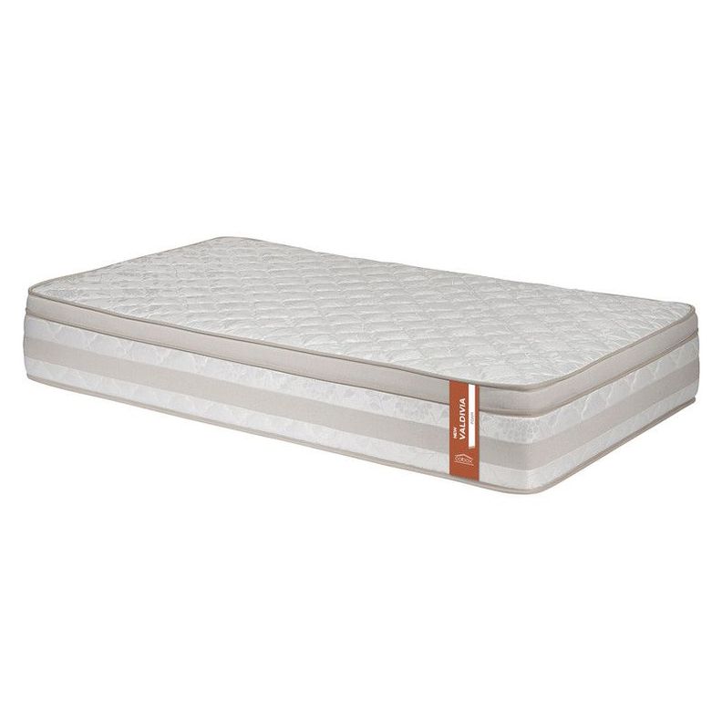 Colchon New Valdivia 1.5 plazas Beige 105x190x28 Cm-0