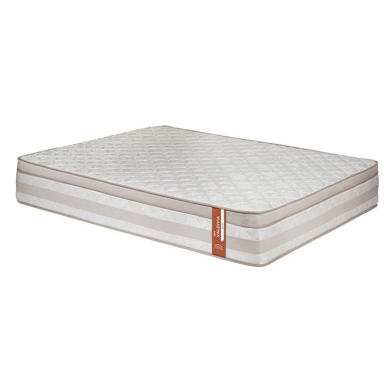 Colchon New Valdivia 2 plazas Beige 150x190x28 Cm-0