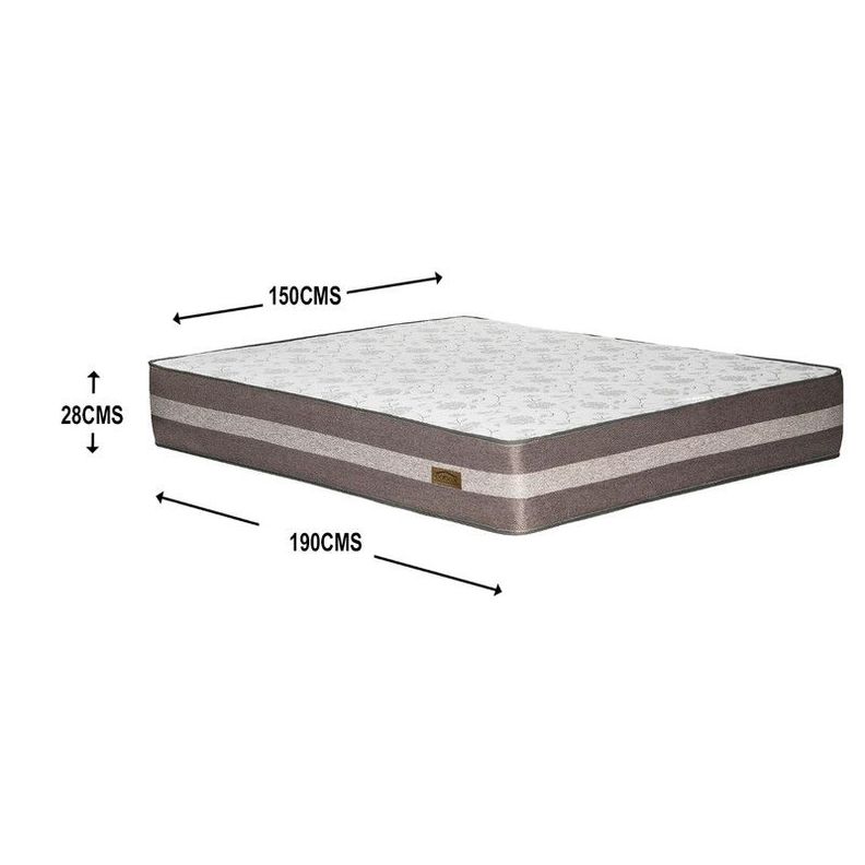 Colchon Valencia Basic 2 plazas 150x190x28 Cm-2