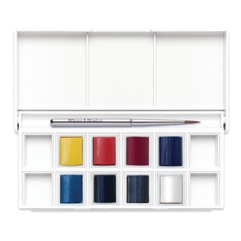 Acuarela Cotman Winsor & Newton Set Skyscape 8 Colores-3