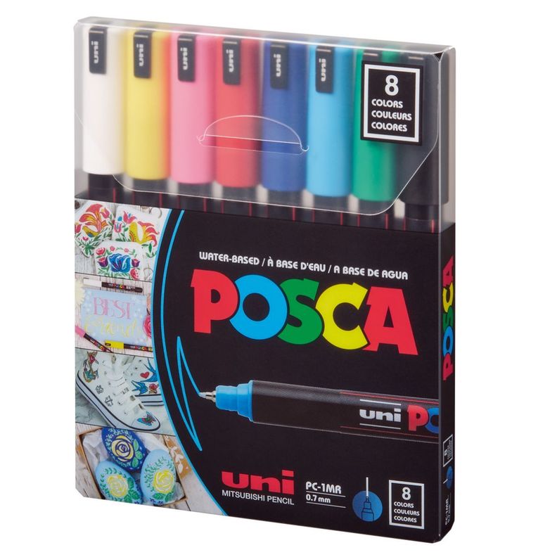 Set Marcadores POSCA 1MR 8 Colores-0
