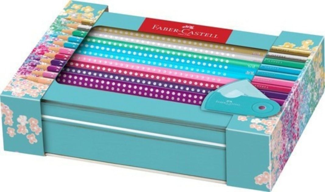 Lápices De Colores Sparkle Faber-Castell x20 Colores-1