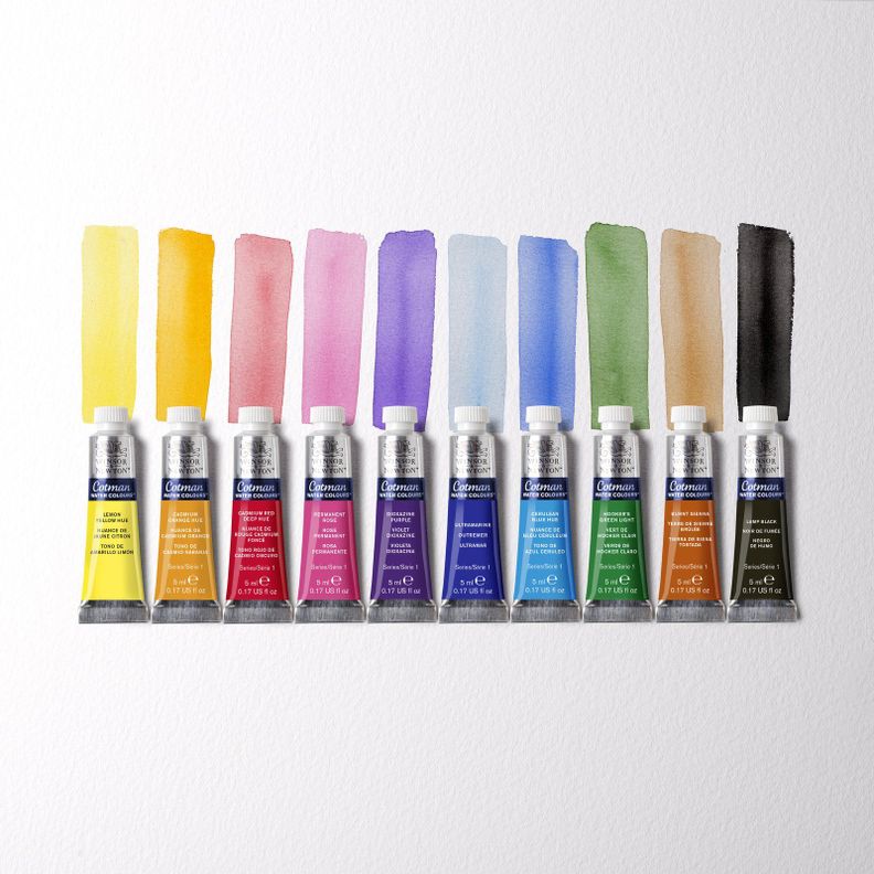 Set Inicial Acuarela Cotman Winsor & Newton 10x5ml-4