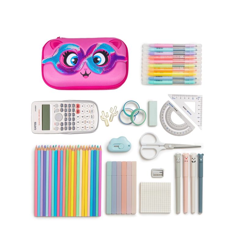 Estuche Rígido Sensory Pink Kitty-5