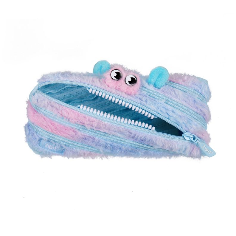 Estuche  Furry Monster Azul & Rosado-0