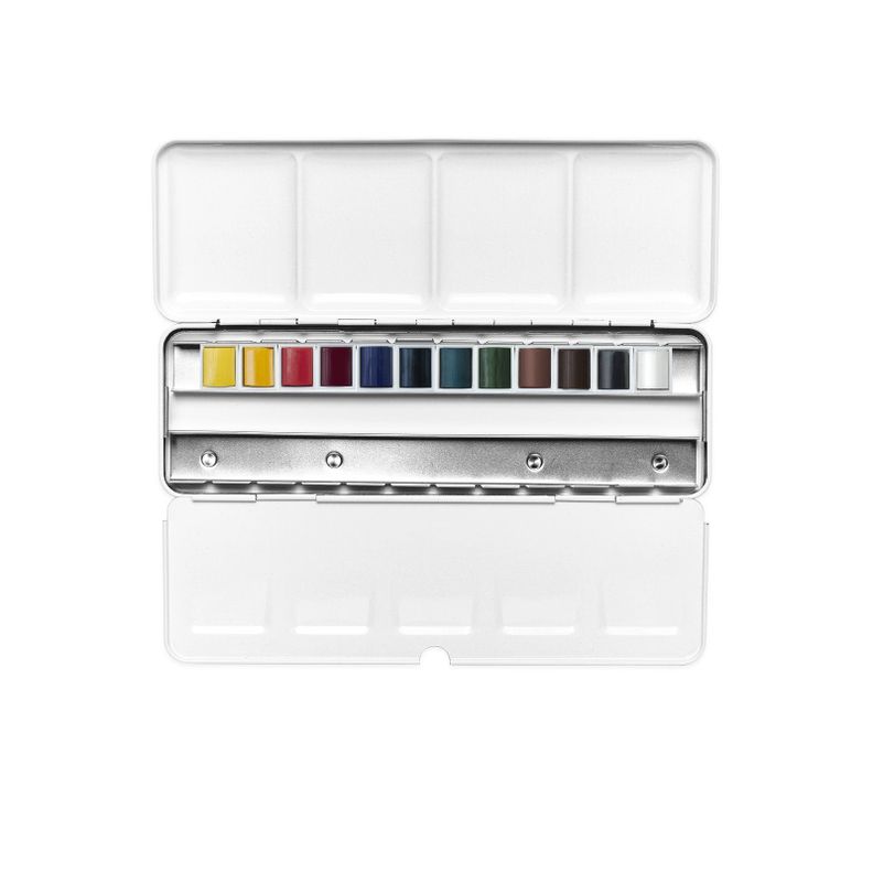 Set Acuarelas Cotman Winsor & Newton 12 Medio Godet-3