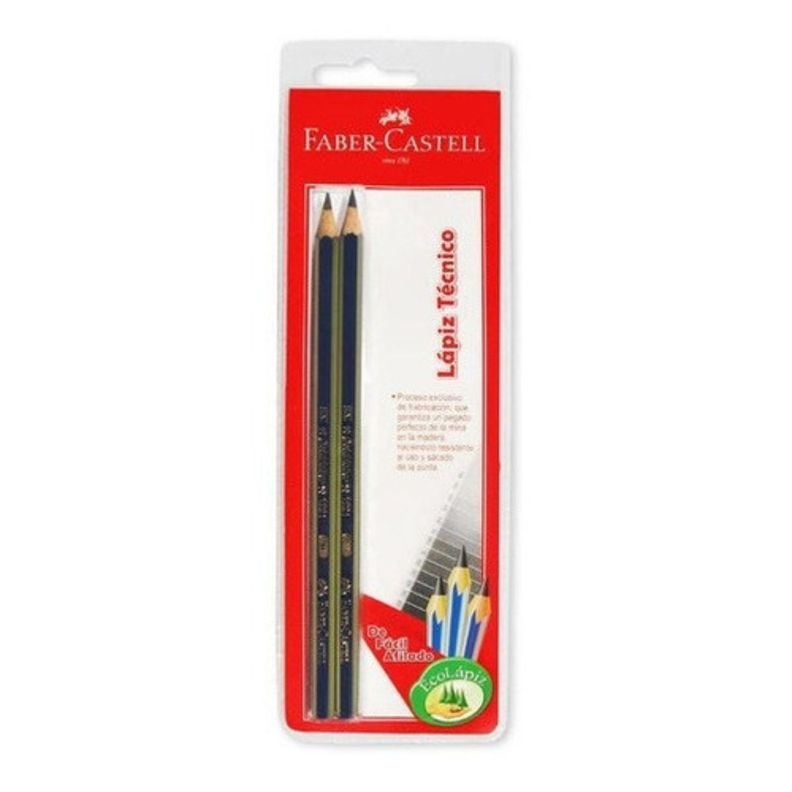Lápiz Grafito Goldfaber Faber-Castell 1221 H x2 uds.-0