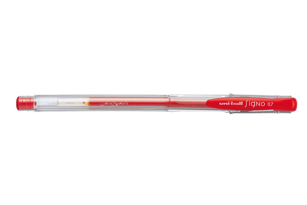 Lápices Gel Uniball Signo-100 0.7mm x3 azul7rojo/negro-2