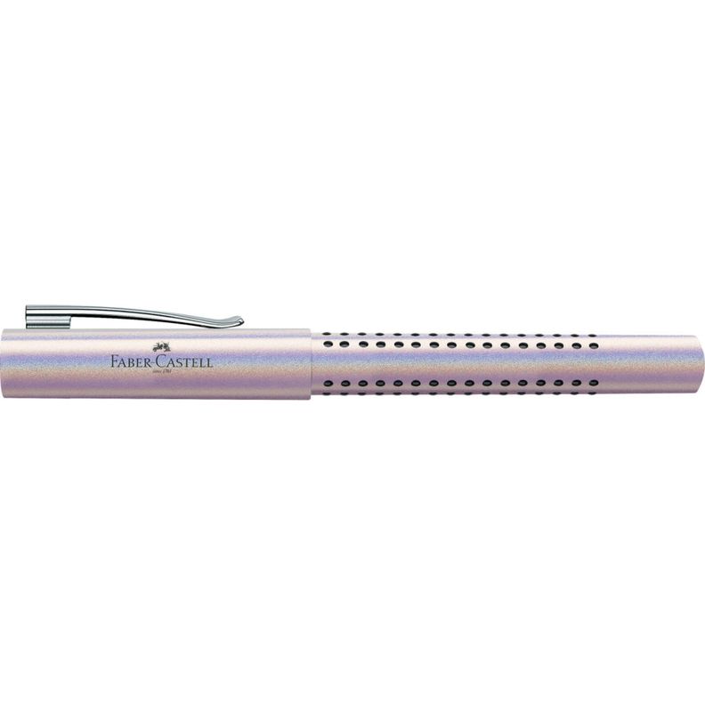 Pluma Estilográfica Grip Edition Faber-Castell M Pearl-1
