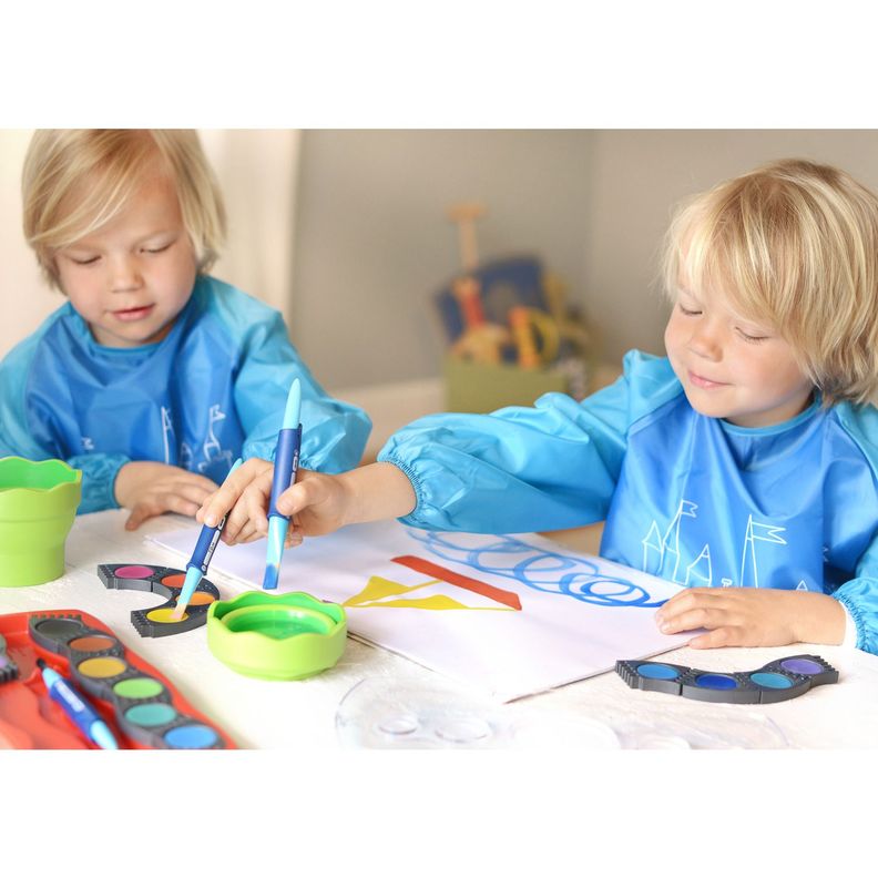 Delantal De Pintura Faber-Castell Color Azul-2