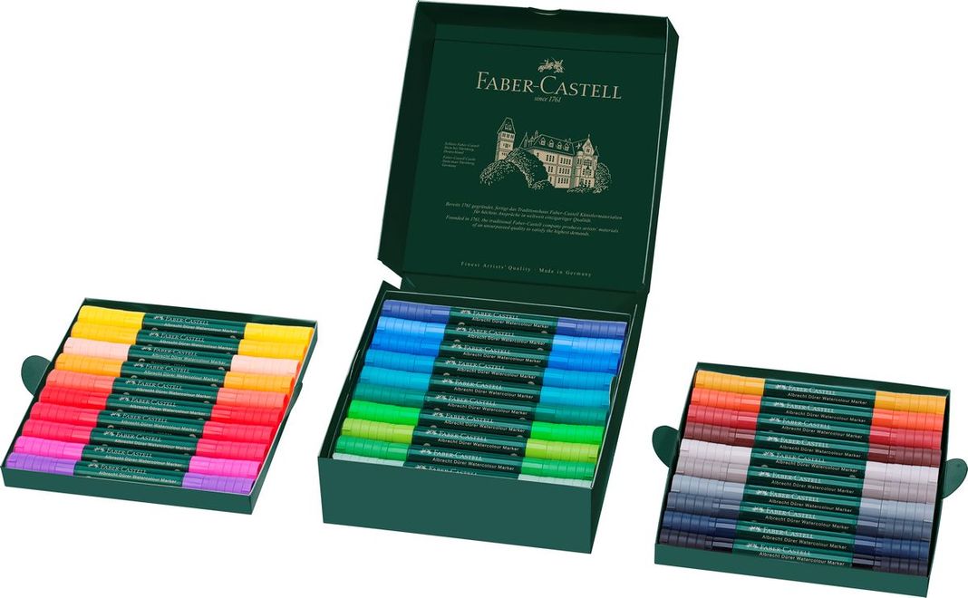 Marcadores Acuarelables A.Dürer Faber-Castell x30 Colores-0