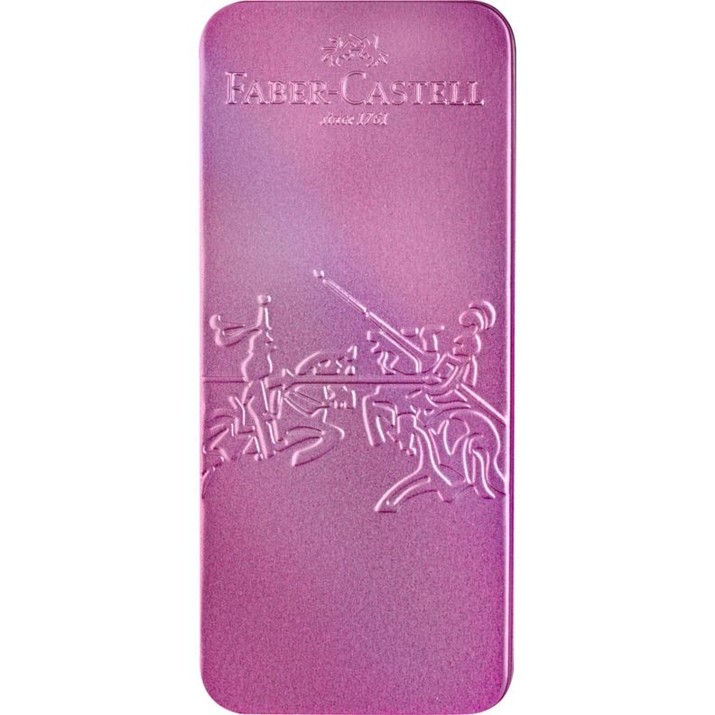 Pluma + Bolígrafo Grip Edition Faber-Castell Glam Violet-1