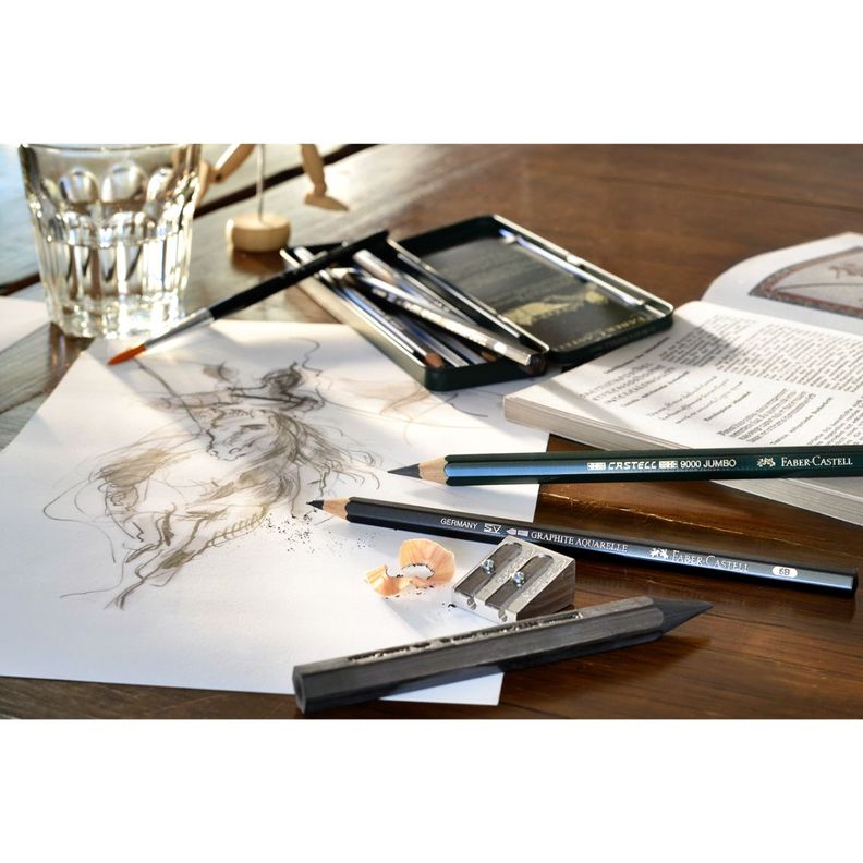Lápiz Grafito Pitt Monochrome Faber-Castell 11 uds.-2