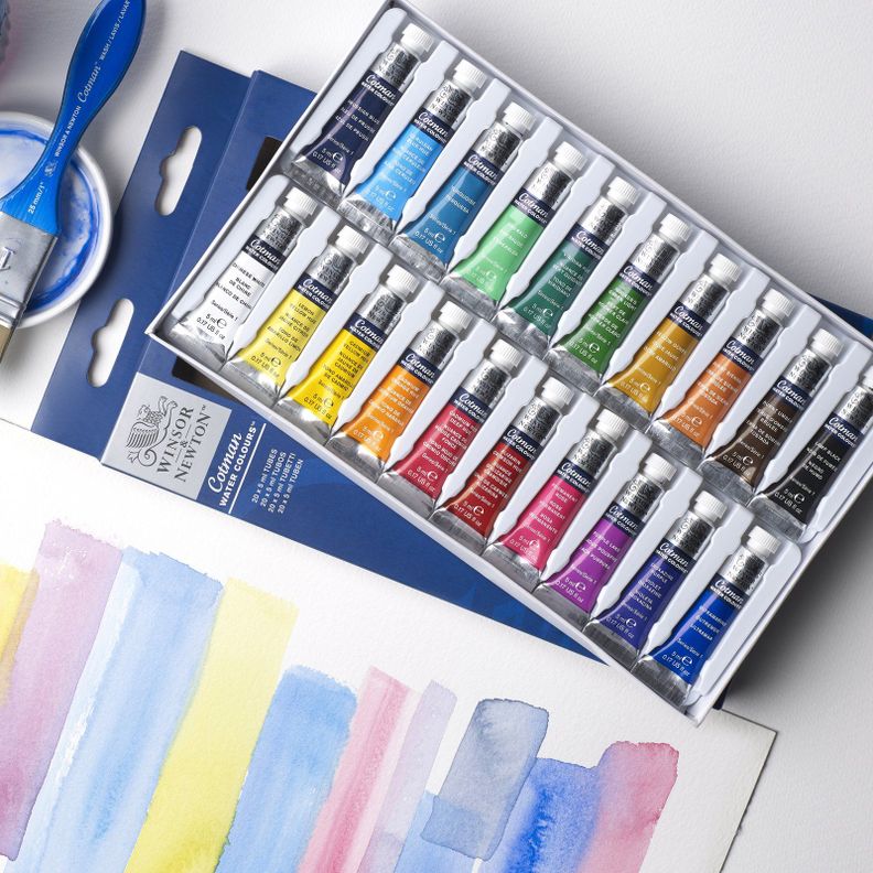 Set Inicial Acuarela Cotman Winsor & Newton 20x5ml-5