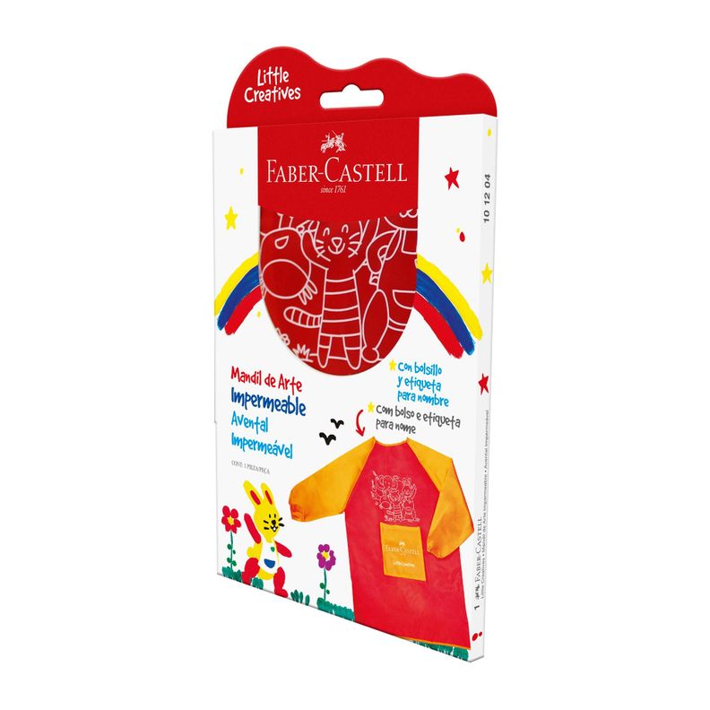 Delantal de Arte Impermeable Faber-Castell Little Creatives-2