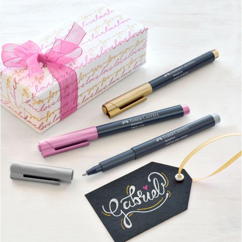 Marcadores Metalicos Faber-Castell x6 Colores-5