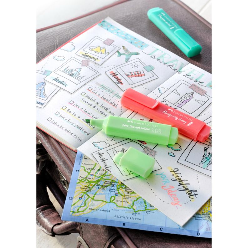 Marcador Tl 46 Pastel Faber-Castell x4 Colores-2