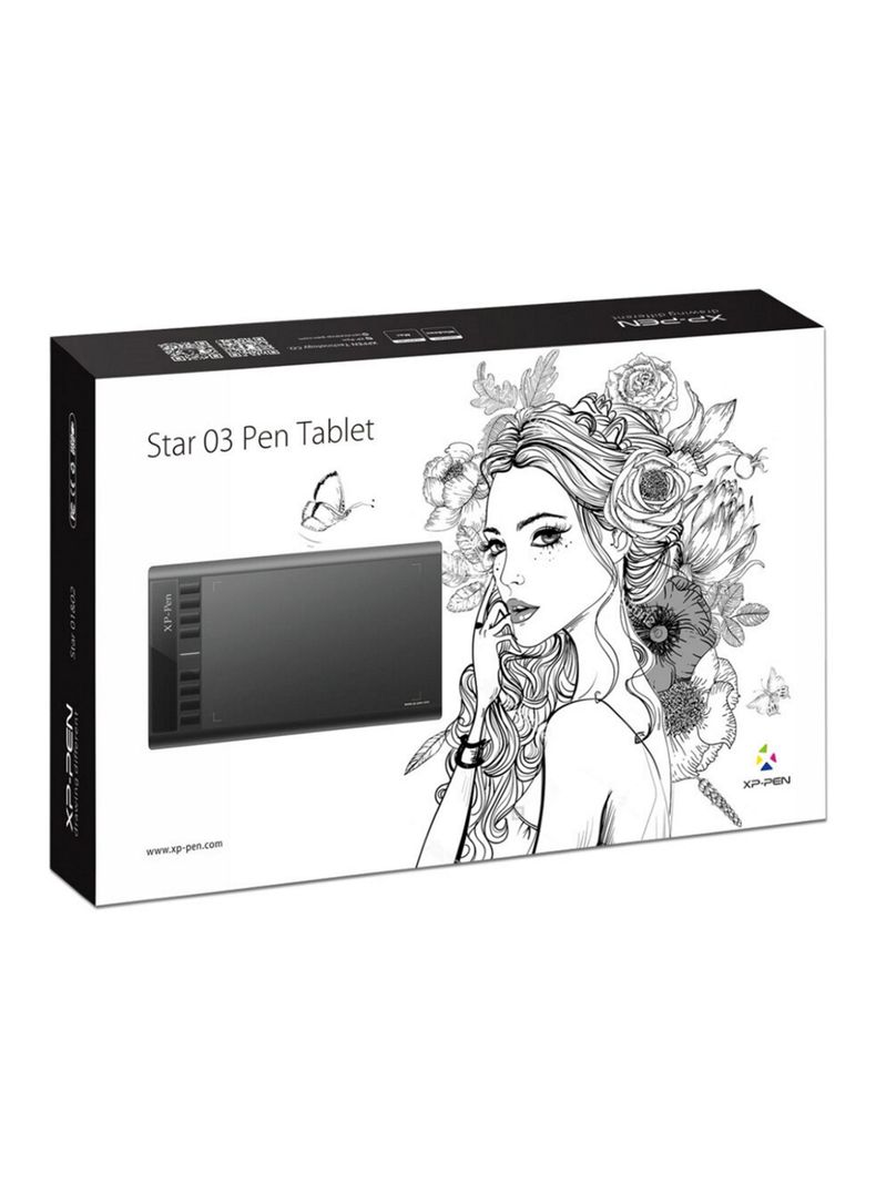 Tableta Digitalizadora Xp-pen Star 03 V2 Black Usb Dibujo-3