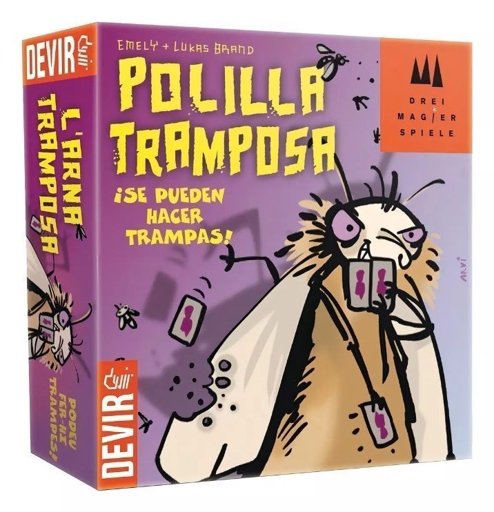 Polilla Tramposa Devir Juego de Mesa en Español-0
