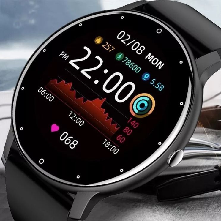 Smartwatch ZL02 Generico, Pntalla TFT Tactil Correa Deportiva-1