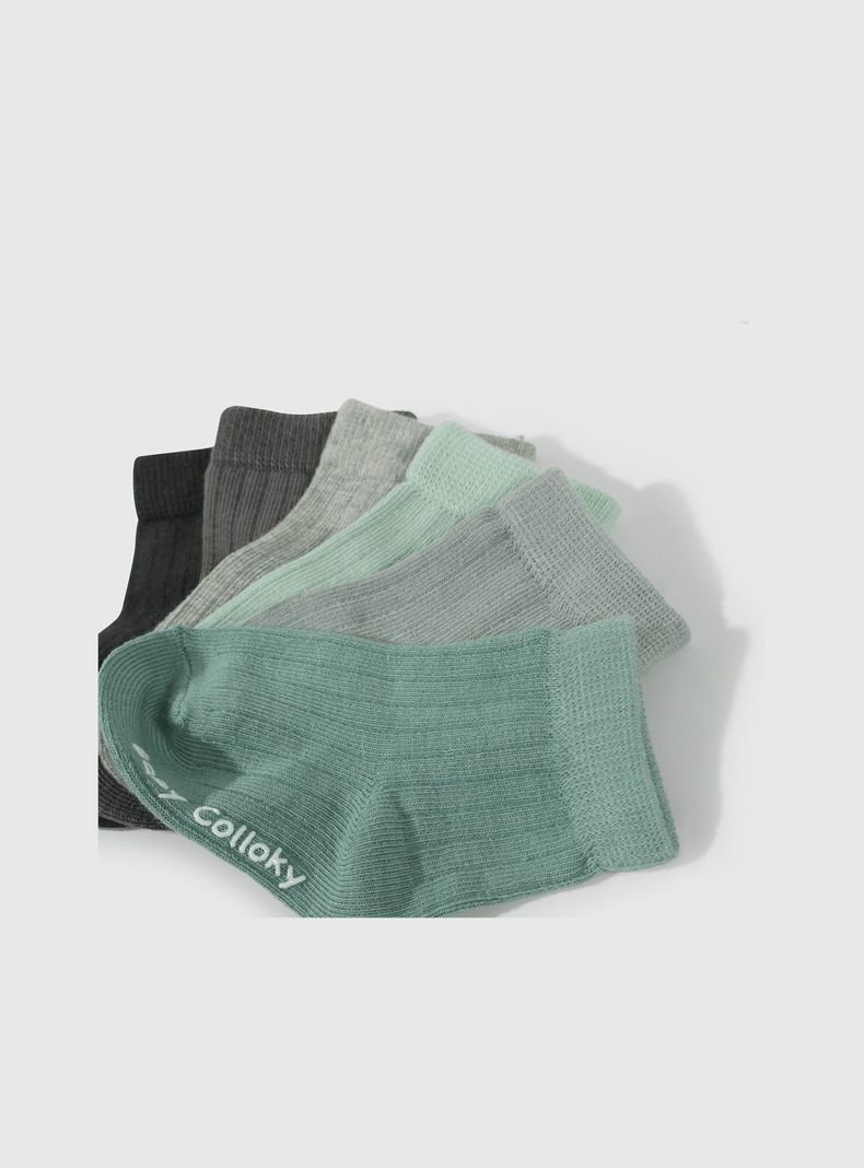 Calcetín Deportivo Niño Celeste 55699 Colloky-1