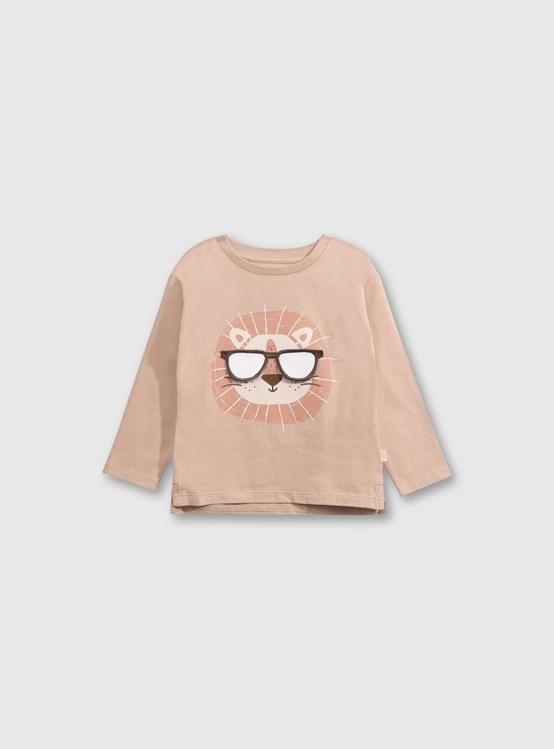 Polera Niño Café 54472 Colloky-0