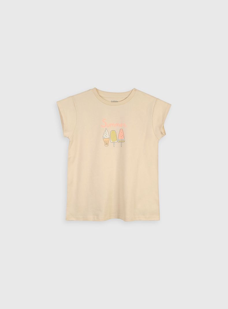 Pijama Niña Beige 56106 Colloky-1