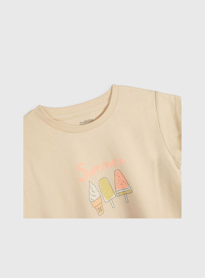 Pijama Niña Beige 56106 Colloky-3