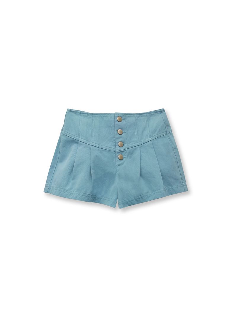 Short Niña Azul Petroleo (2 A 12 Años) Colloky-0