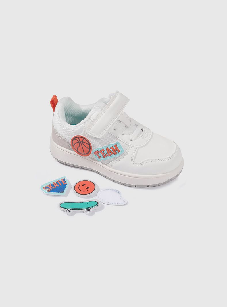 Zapatilla Niño Blanco 53862 Colloky-2
