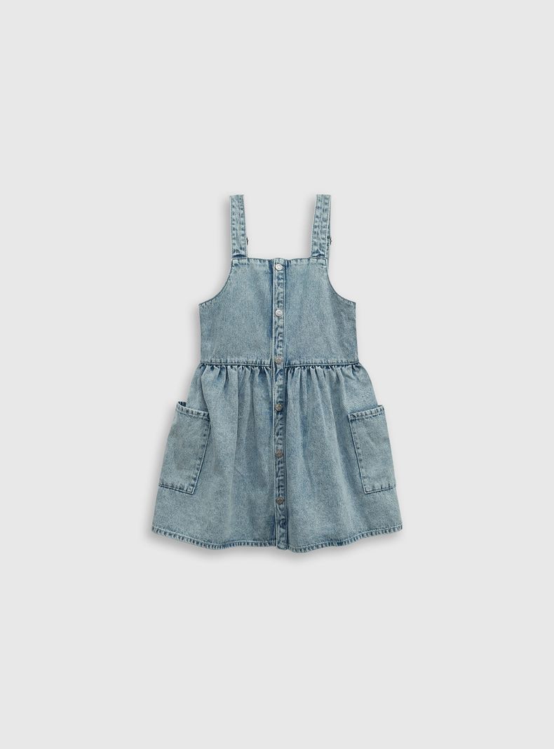 Vestido Niña Celeste 54896 Colloky-0