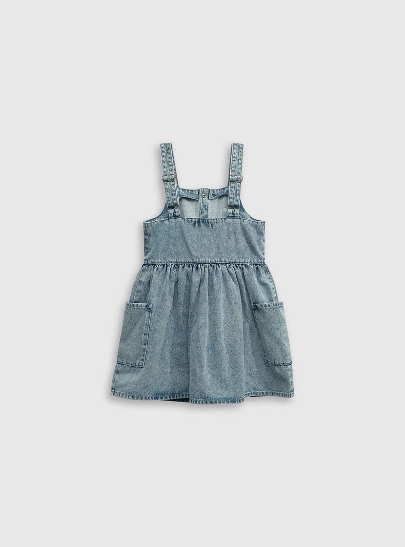 Vestido Niña Celeste 54896 Colloky-1