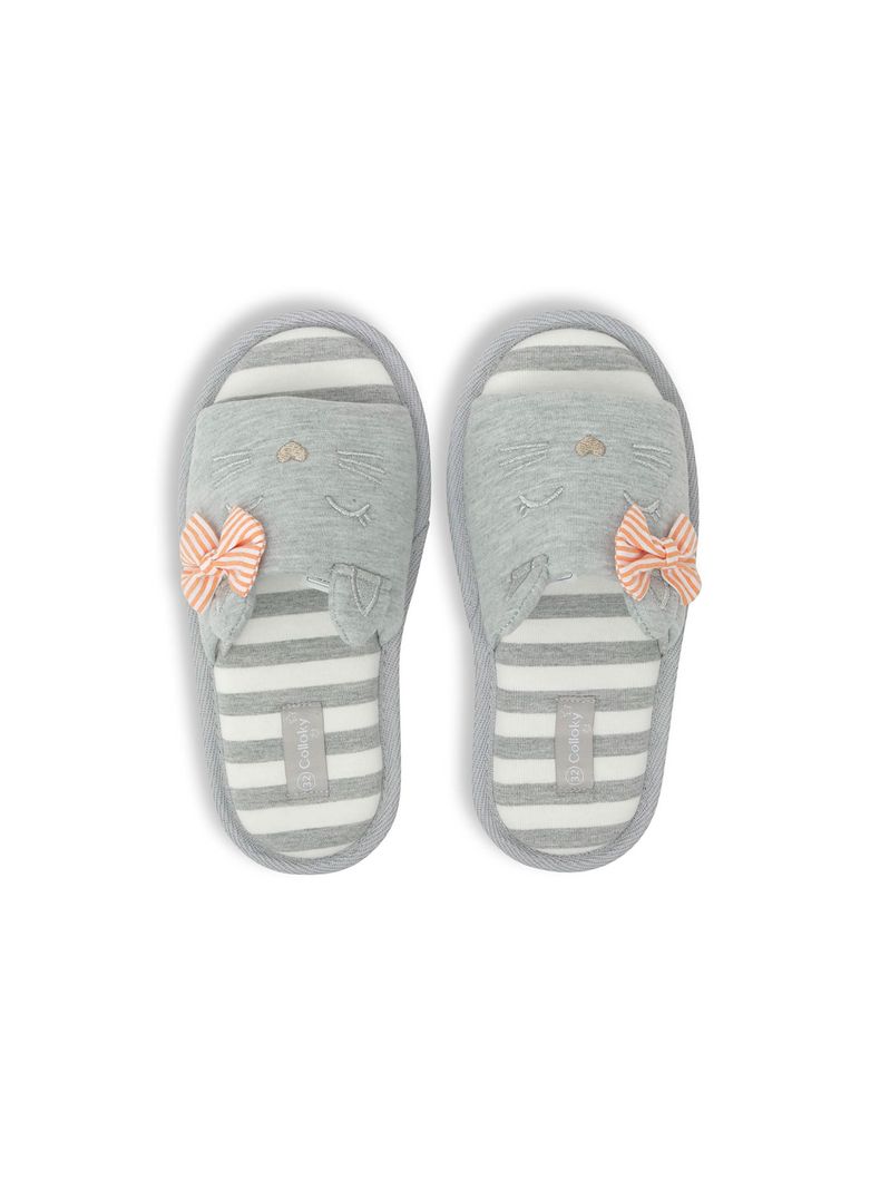 Pantufla Niña Gris (28 A 38) Colloky-3