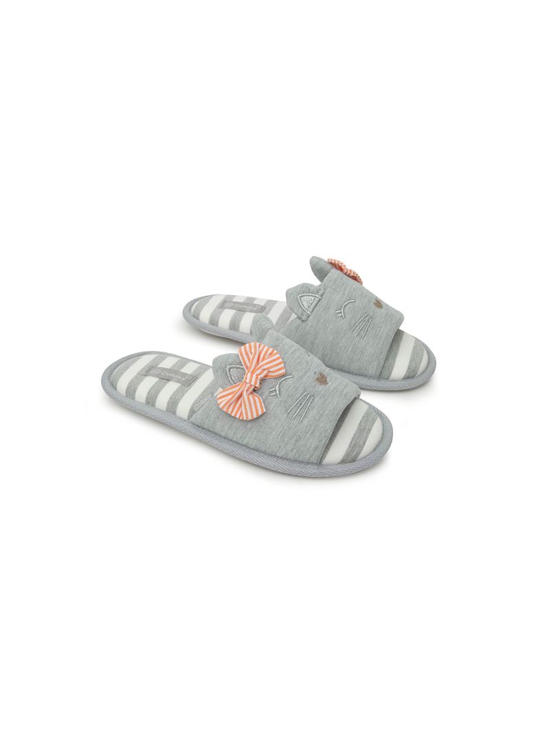 Pantufla Niña Gris (28 A 38) Colloky-0