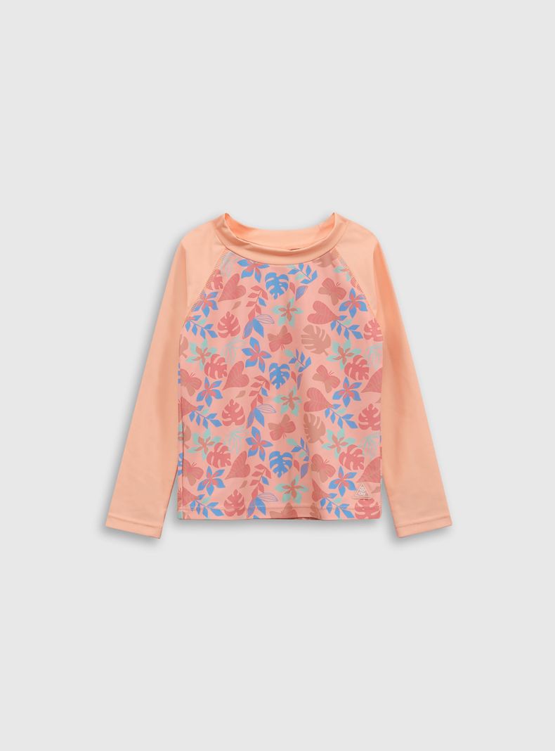 Polera Playa Niña Naranjo 54742 Colloky-0