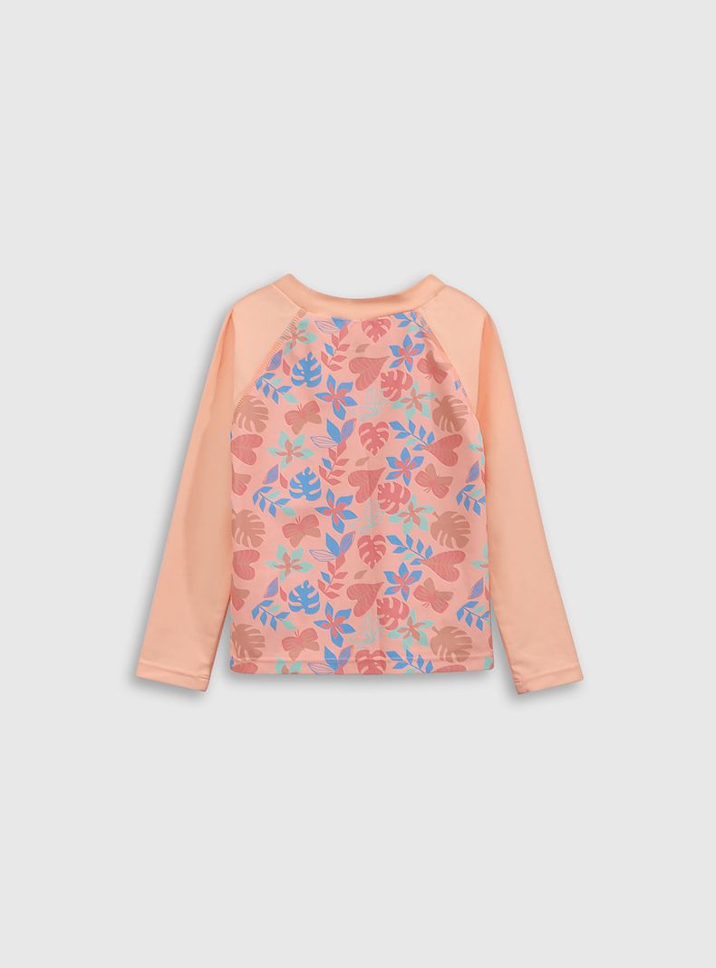 Polera Playa Niña Naranjo 54742 Colloky-1
