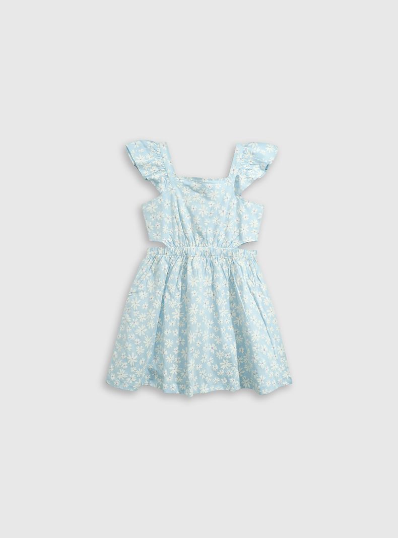Vestido Niña Celeste 55303 Colloky-0