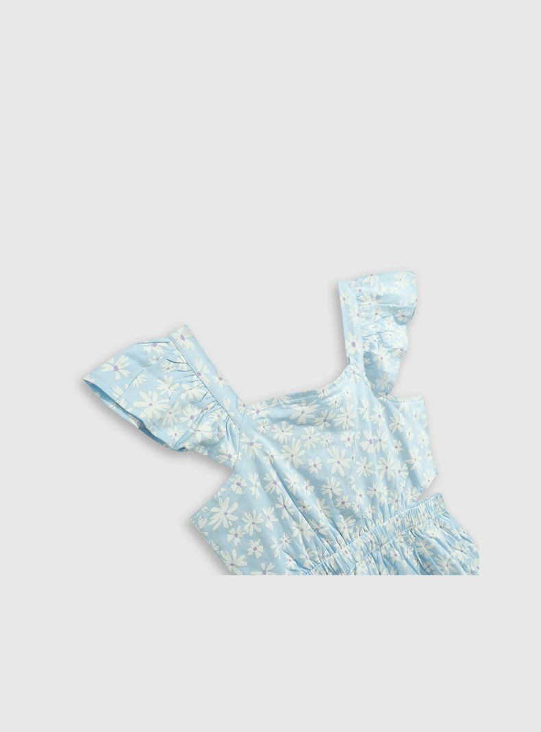 Vestido Niña Celeste 55303 Colloky-2