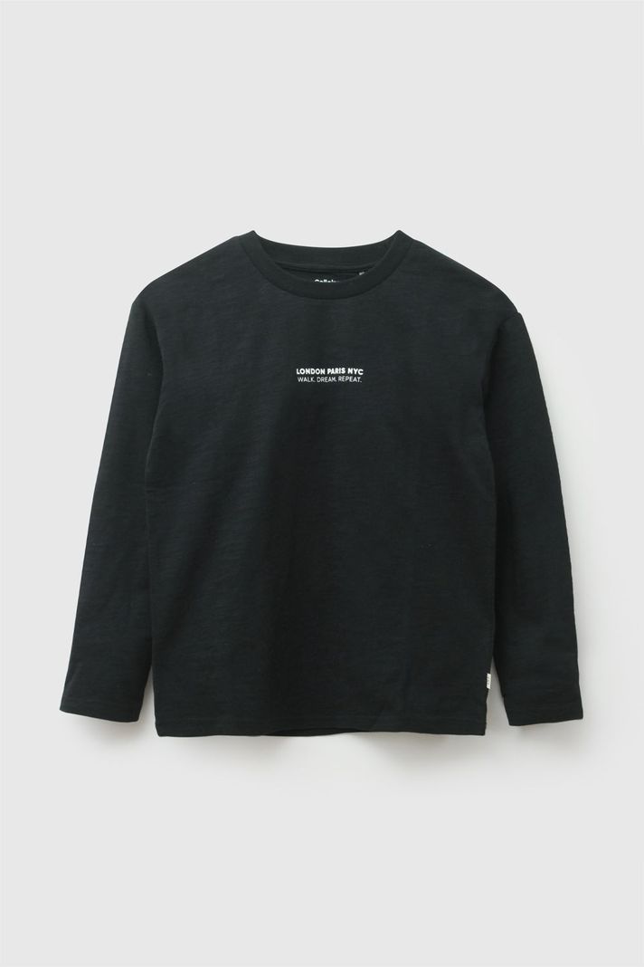 Polera London Negro Nino 3-4A a 12-13A Colloky