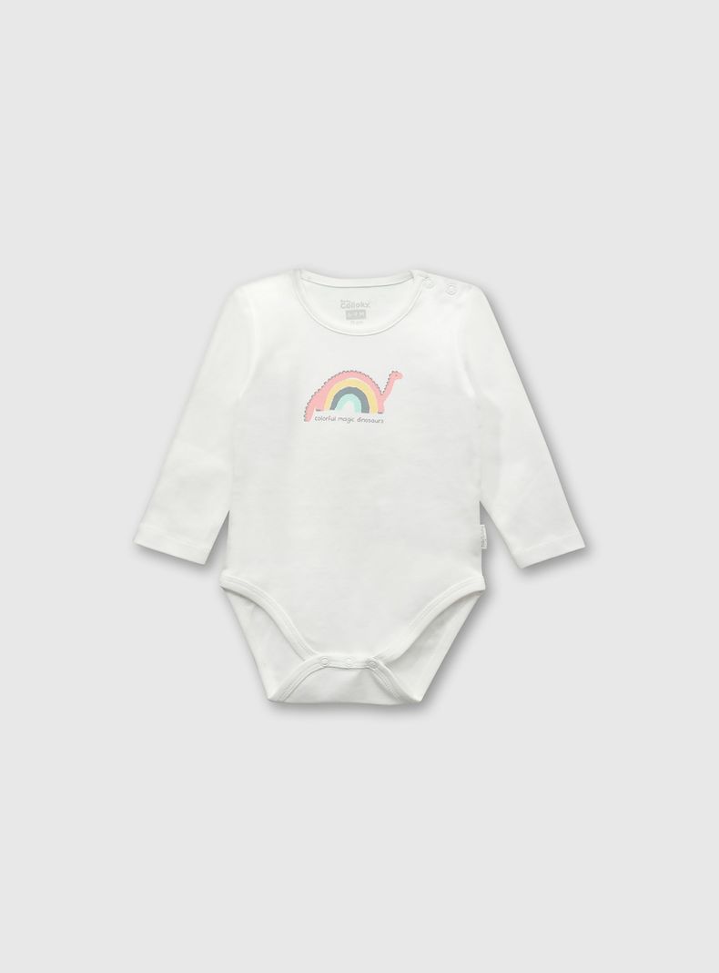 Conjunto Body/Pantalon Niña Blanco 52985 Colloky-1