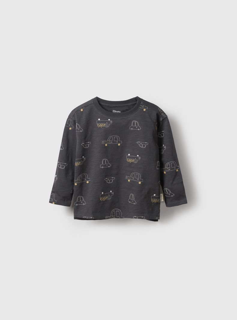 Polera Niño Negro 55474 Colloky-0