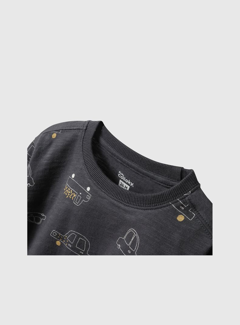 Polera Niño Negro 55474 Colloky-2