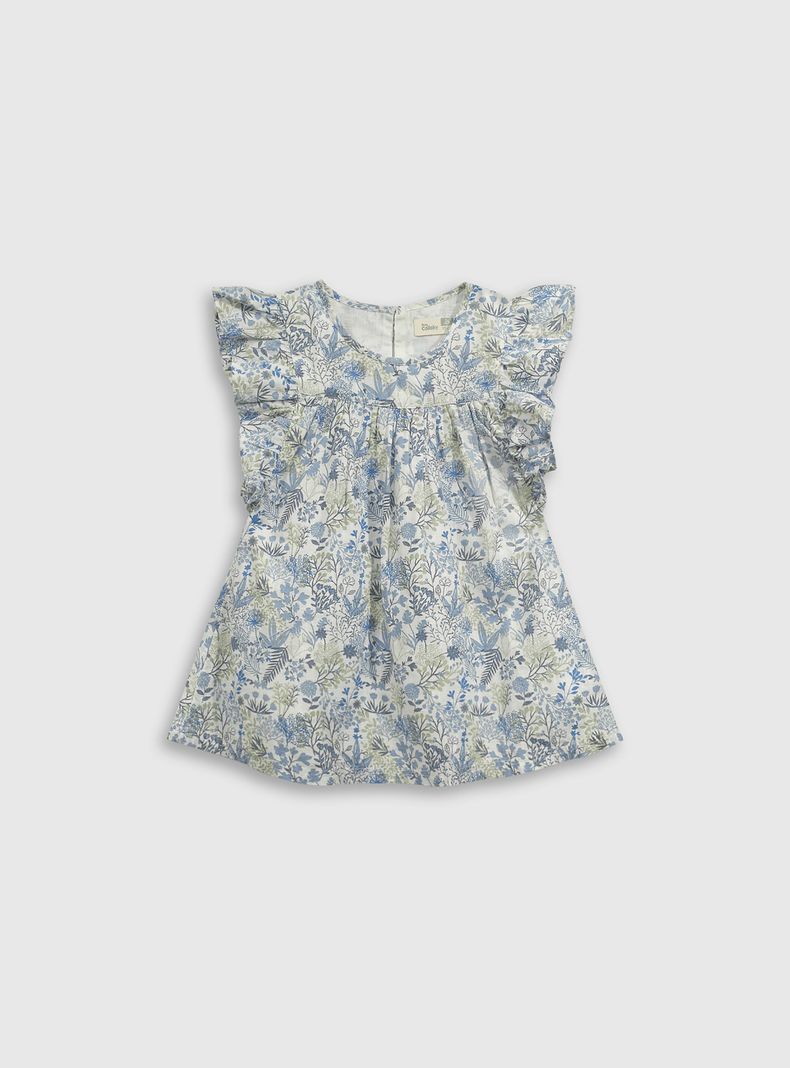 Vestido Niña Azul 54892 Colloky-0