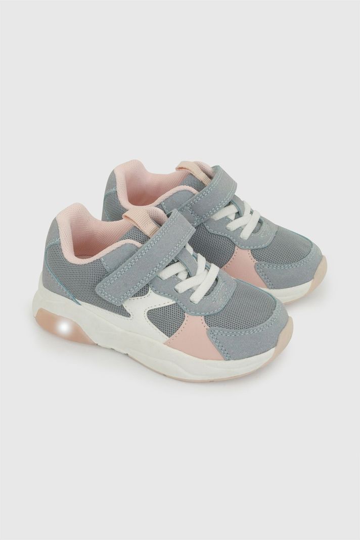 Zapatilla Luces Celeste Niña 21-27 Colloky