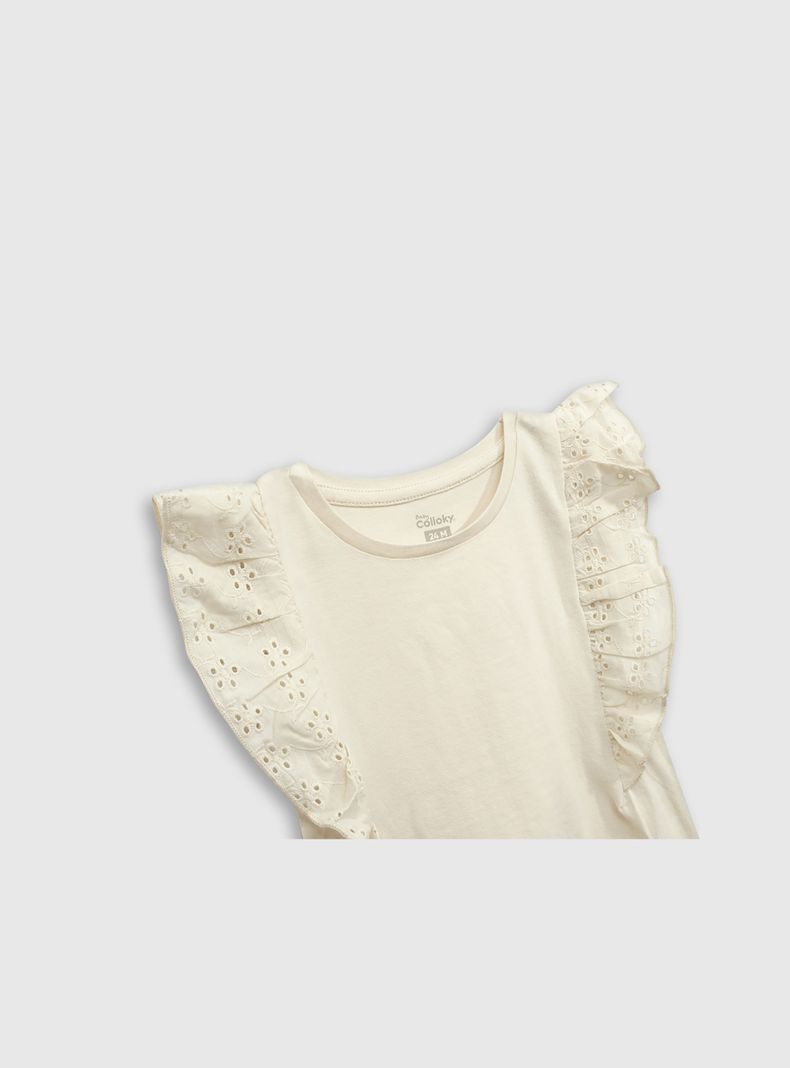 Polera Niña Beige 54851 Colloky-2
