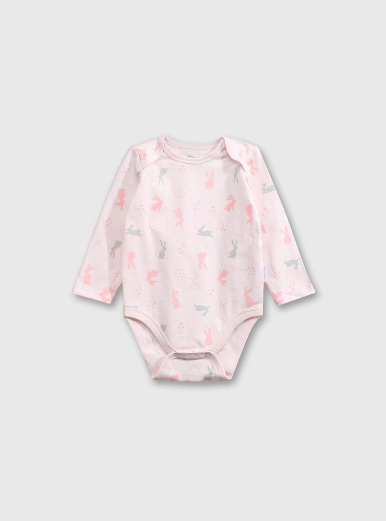Pack de bodies Niña Rosado 55606 Colloky-5