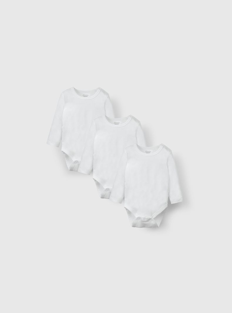 Pack de Bodies Unisex Blanco 55950 Colloky-0