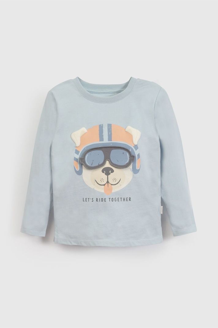 Polera Niño Celeste 57649 Colloky